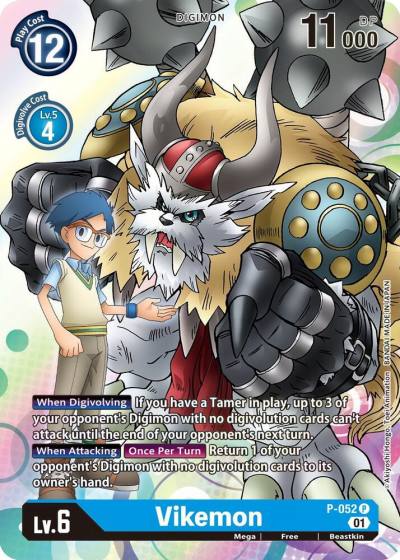 Vikemon P-052 P Digimon Promotion Cards Digimon card