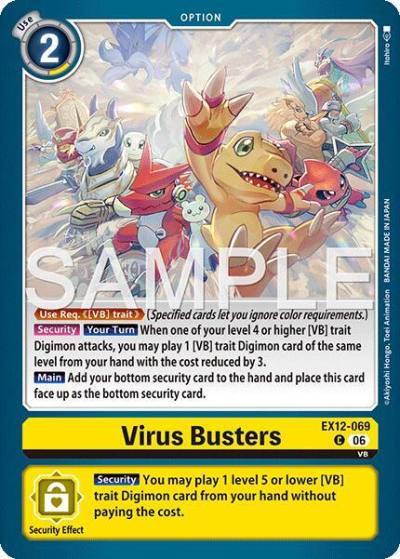 Virus Busters EX12-069 C Digital World Shambala Digimon card
