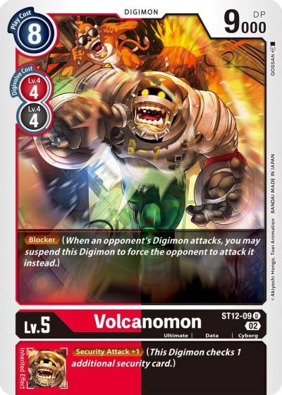 Volcanomon ST12-09 U Starter Deck 12: Jesmon Digimon card