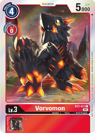 Vorvomon ST 11 Special Entry Pack BT2-011 C Release Special Booster 1.0 Digimon card