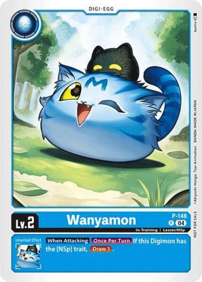 Wanyamon Store Tournament 2024 Jul Sep Participation Pack P-148 P Digimon Promotion Cards Digimon card