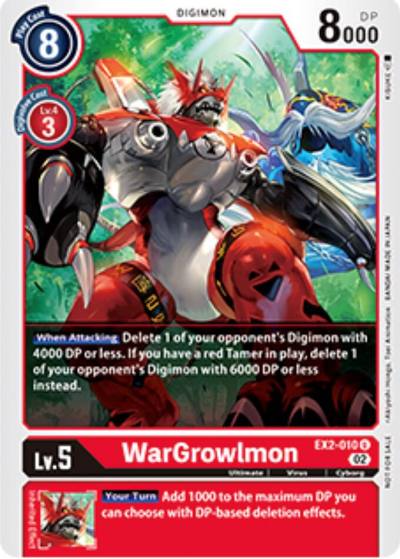 WarGrowlmon Tamer Party Vol 6 Promo EX2-010 U Digital Hazard Digimon card