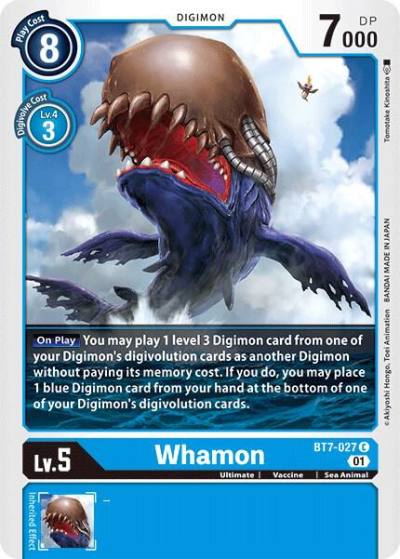 Whamon BT7-027 C Next Adventure Digimon card