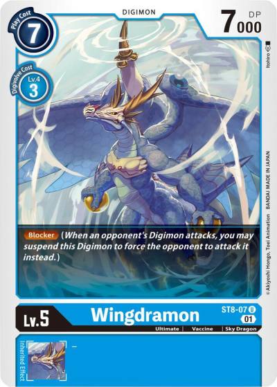 Wingdramon ST8-07 U Starter Deck 08: Ulforce Veedramon Digimon card