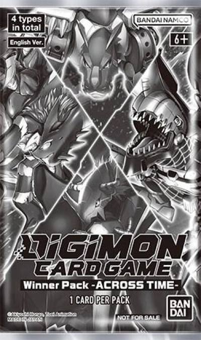 Winner Pack Across Time  Digimon Promotion Cards Digimon card