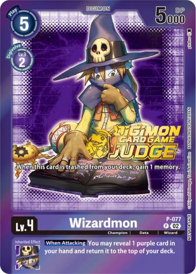 Wizardmon Judge Pack 4 P-077 P Digimon Promotion Cards Digimon card