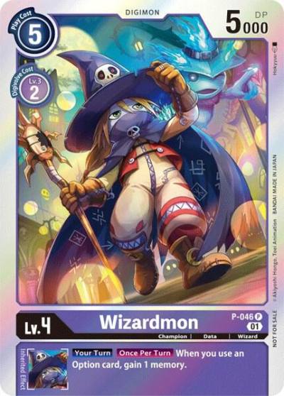 Wizardmon P-046 P Digimon Promotion Cards Digimon card