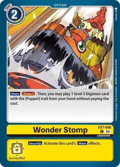 Wonder Stomp EX7-068 C Digimon LIBERATOR Digimon card