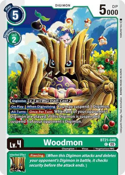 Woodmon BT21-049 C World Convergence Digimon card