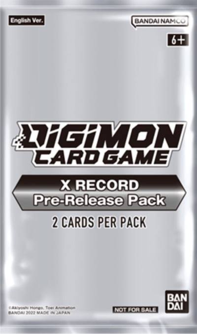 X Record Pre Release Pack X Record Pre-Release Cards Digimon card