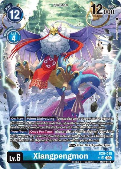 Xiangpengmon Alternate Art EX6-015 SR Infernal Ascension Digimon card
