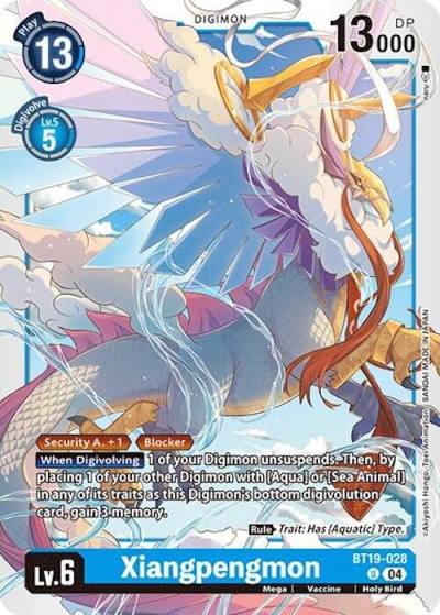 Xiangpengmon BT19-028 U Release Special Booster 2.0 Digimon card