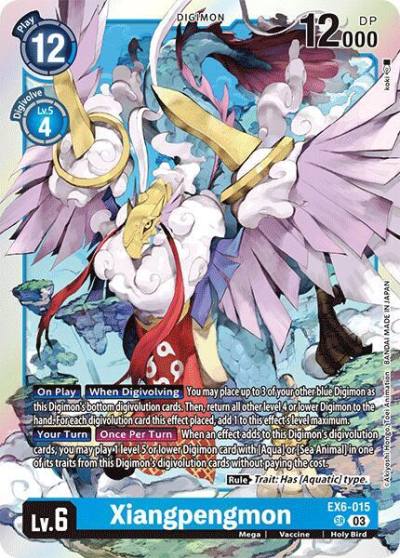 Xiangpengmon EX6-015 SR Infernal Ascension Digimon card