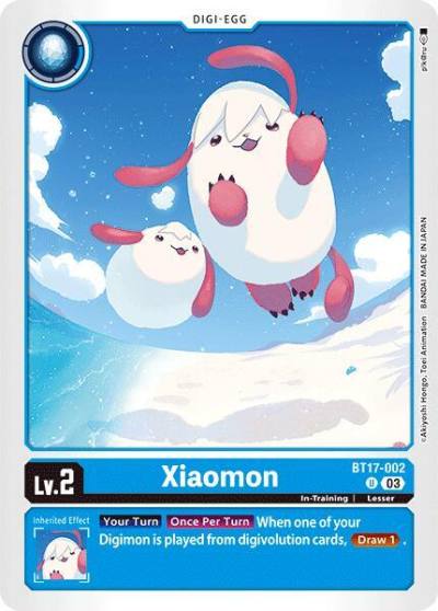 Xiaomon BT17-002 U Secret Crisis Digimon card
