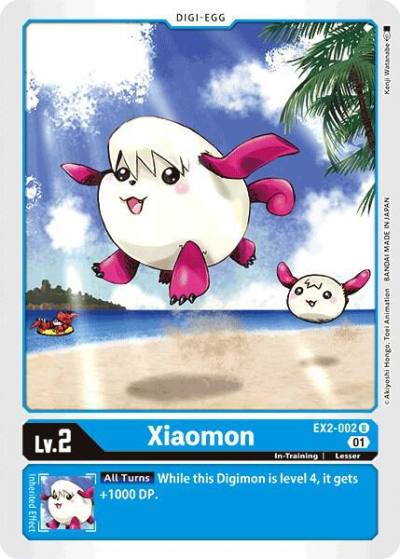 Xiaomon EX2-002 U Digital Hazard Digimon card