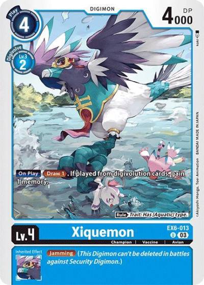 Xiquemon EX6-013 U Infernal Ascension Digimon card