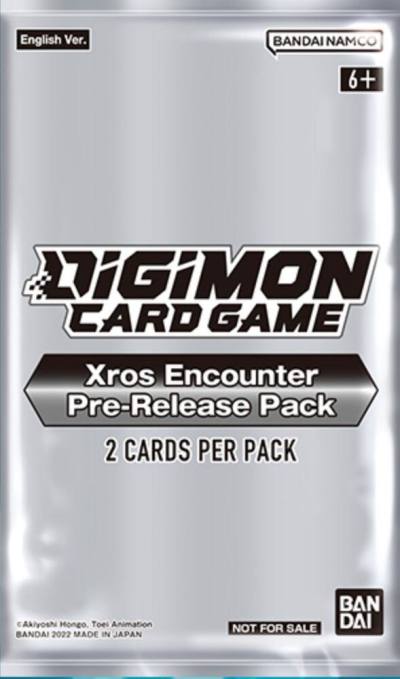 Xros Encounter Pre Release Pack  Xros Encounter Pre-Release Cards Digimon card