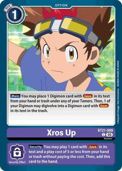 Xros Up BT21-099 C World Convergence Digimon card