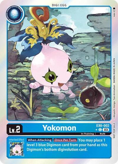 Yokomon Box Promotion Pack Infernal Ascension EX6-002 C Infernal Ascension Digimon card