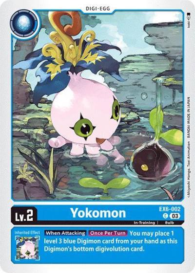 Yokomon EX6-002 C Infernal Ascension Digimon card