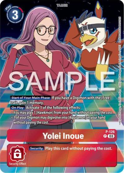 Yolei Inoue Digimon Adventure 02 The Beginning Set P-126 P Digimon Promotion Cards Digimon card