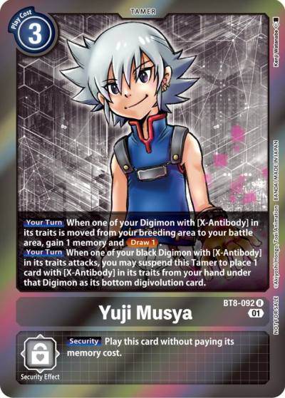 Yuji Musya Event Pack 4 BT8-092 R New Awakening Digimon card