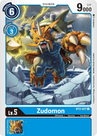 Zudomon BT2-027 U Release Special Booster 1.5 Digimon card